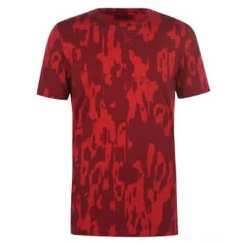 Hugo Daisch Camo T Shirt - Red