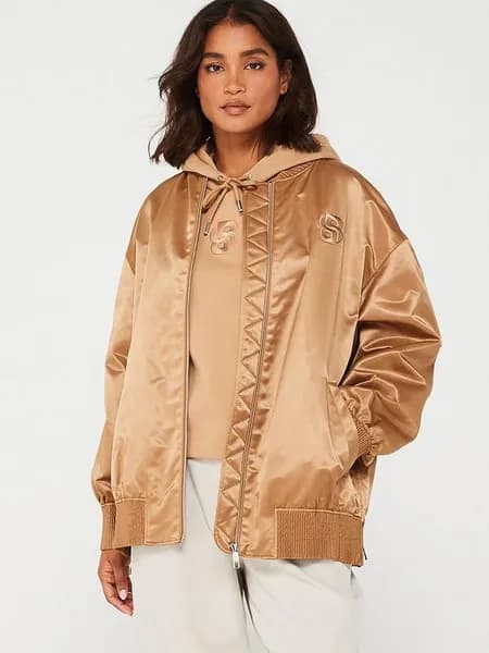 BOSS Palberta 10260069 01 Bomber Jackets - Midweight 8 (S)(36) Beige 68717704310