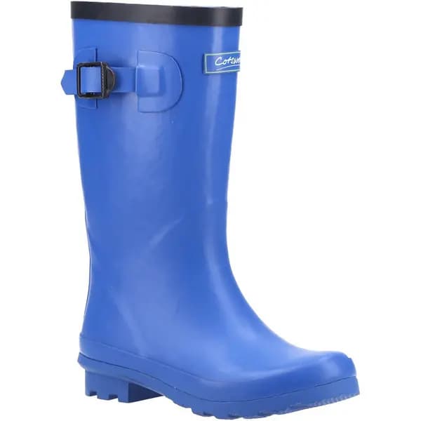 Cotswold Boys Fairweather Tall Lightweight Wellington Boots UK Size 1 (EU 33) Blue COT593-Blue-1