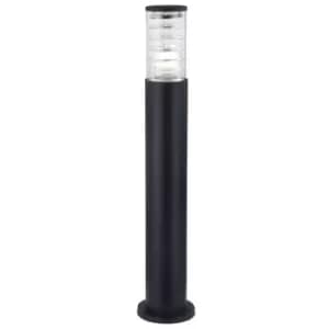 Bronx Outdoor Floor Bollard Lamp Black, 1 Light IP54, E27