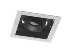APOLLO LED Recessed Adjustable Downlight Black 1600lm 4000K 15x15x9.4cm