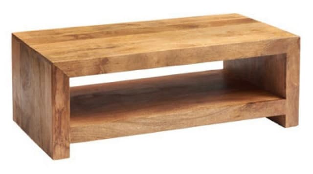 Buttercup Farm Toko Light Mango Large Coffee Table - Solid Mango Wood - L60 X W110 X H40 Cm