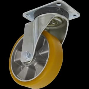 Sealey Swivel Plate Castor Polyurethane 160mm