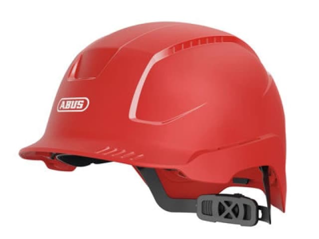 Abus SCATOR-E Non Vented Safety Helmet Red 38484