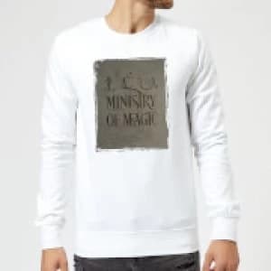 Harry Potter Ministry Of Magic Sweatshirt - White - L
