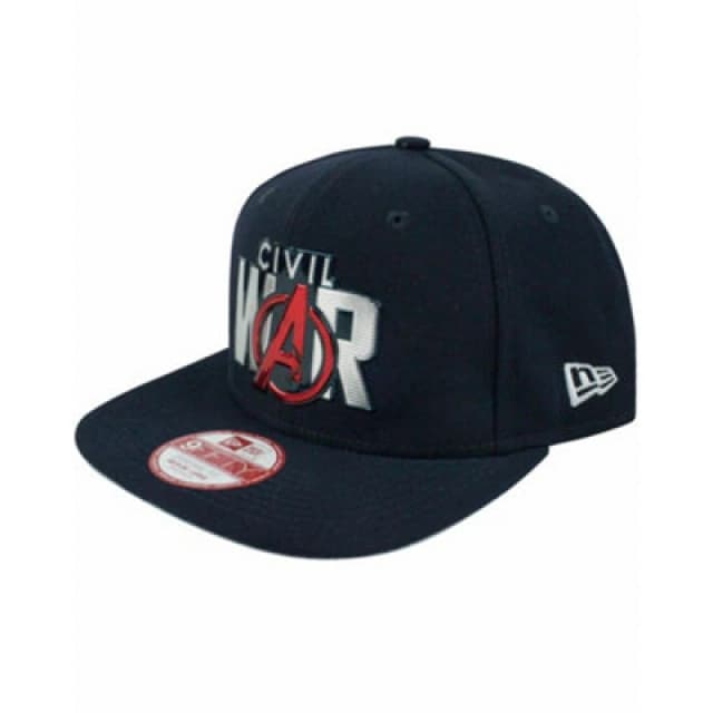 Marvel Snapback Flat Cap Blue unisex