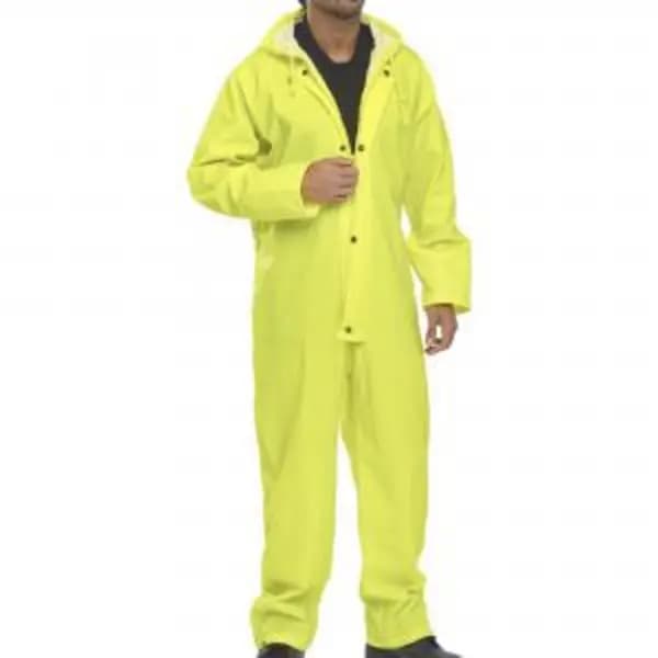 Beeswift Nylon B-Dri Coverall Saturn Yellow 2XL NBDCSYXXL BESWNBDCSYXXL