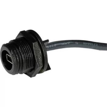 Bulgin PX0446 Mini USB B panel mounted Coupler 2.0 IP68 Socket build in Pin connection