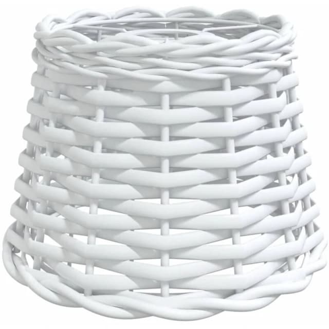 VIDAXL Vidaxl - Ceiling Lamp Shade White Ø20x15cm Wicker 8720845803384