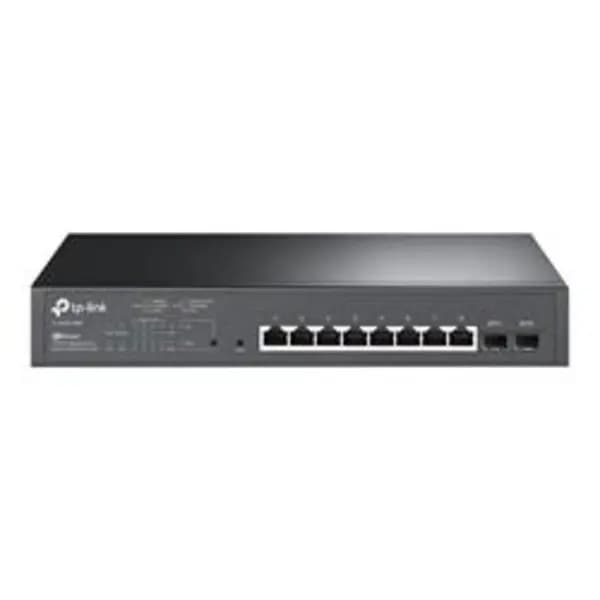 TP LINK JetStream TL-SG2210MP Switch - Smart - 8x 10/100/1000 (PoE+) + 2x SFP PoE+ (150 W) TL-SG2210MP