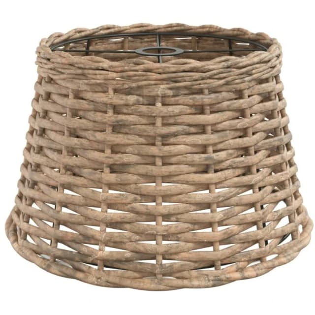 VIDAXL Vidaxl - Ceiling Lamp Shade Brown Ø38x23cm Wicker 8720845803490