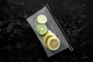 500ml Reusable Food Bag with Leakproof and Airtight Seal, BPA-Free Silicone