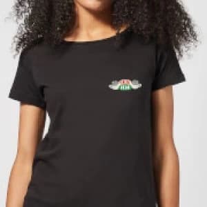 Friends Central Perk Coffee Cups Womens T-Shirt - Black