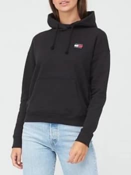 Tommy Jeans Tommy Badge Hoodie - Black
