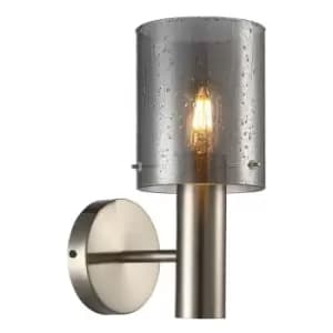Netlighting Sardo Modern 1 Light Wall Lamp, E27 - ITLWL-5581-1A-SC+RNSG