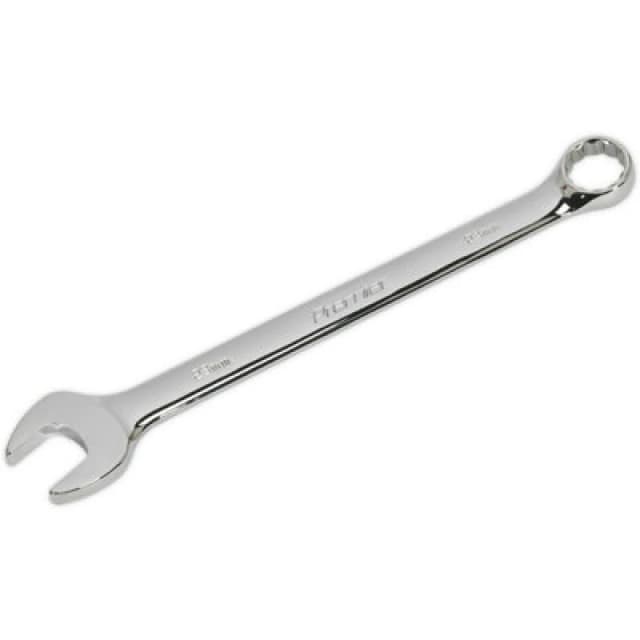 Loops 23mm Steel Combination Spanner - Long Slim Design Combo Wrench - Chrome Vanadium Metallics