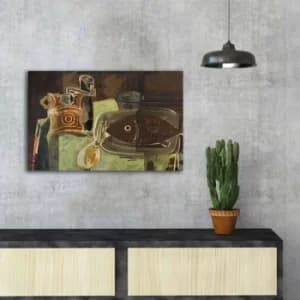 FAMOUSART-054 Multicolor Decorative Canvas Painting