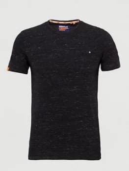 Superdry Orange Label Vintage Embroidery Tee, Black, Size 2XL, Men