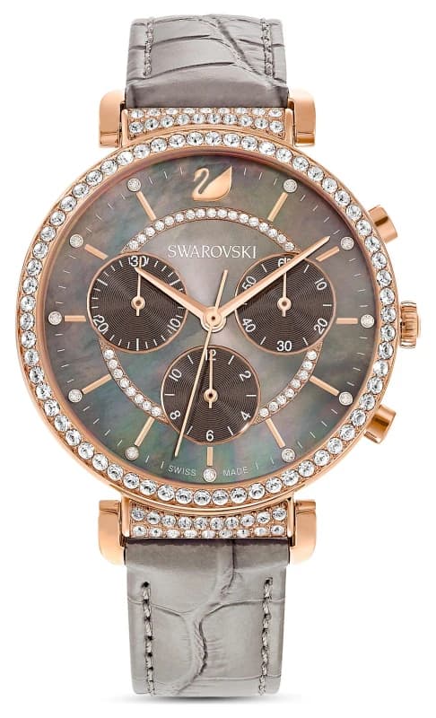 Swarovski 5580348 Passage Chrono (36mm) Taupe Mother-of- Watch