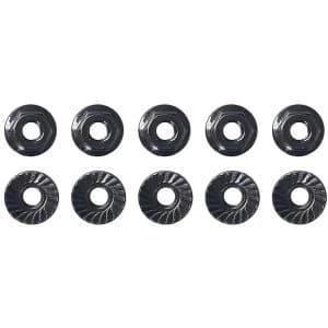 Team Associated M4 Low Profile Serrated Steel Wheel Nuts (10Pcs)
