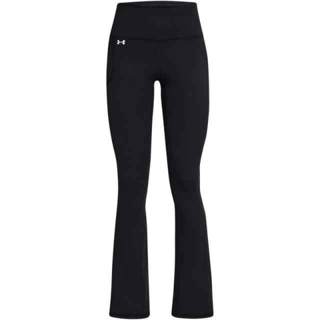 Under Armour Womens Motion Flare Black Performance Gym Leggings Black female 14 (L)