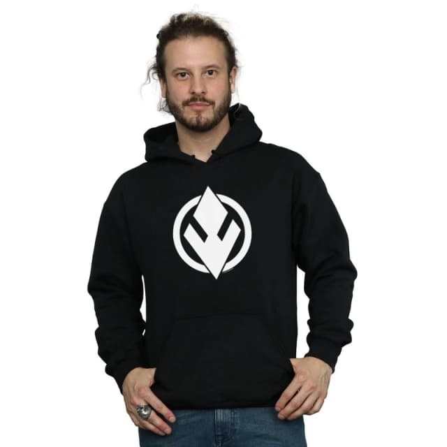 Disney Men Star Wars The Rise Of Skywalker Sith Logo Hoodie in Black Size: Small Black S Male 5059400145779