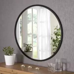 Yearn Mirrors Yearn Classic Round Black Mirror 102Cm