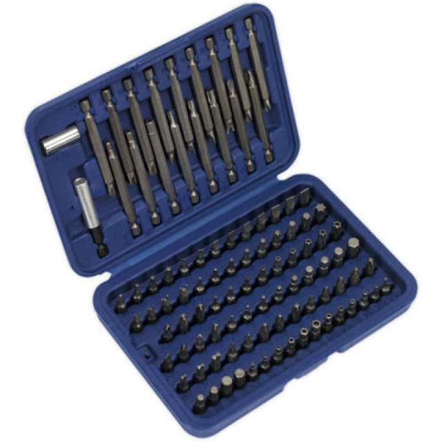 Loops 99 Piece Power Tool Security Bit Set - Long and Short Bits - Magnetic Extension Multi