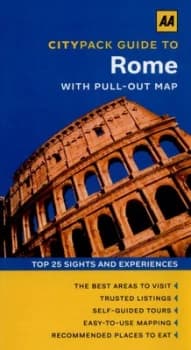 Aa Citypack Guide to Rome by Tim Jepson Paperback