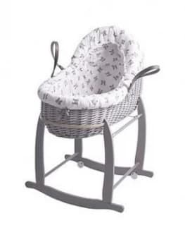 Clair De Lune Rachel Riley Bunny Bassinet With Deluxe Stand