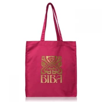 Biba Canvas Logo Bag - Pink