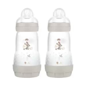 MAM Easy Start Anti-Colic Bottle Grey Twin Pack