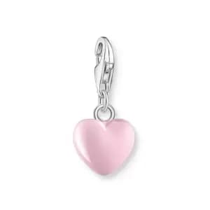 THOMAS SABO Silver Pink Heart Charm