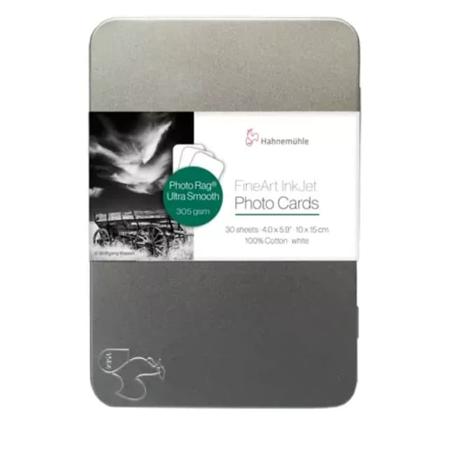 HAHNEMUEHLE FineArt Photo Rag A4 Ultra Smooth Matte Photo Card - 30 Sheets 4011367102258
