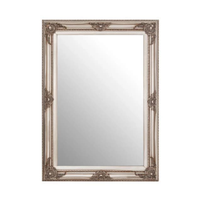 Premier Housewares Brussels Baroque Rectangular Wall Mirror Grey