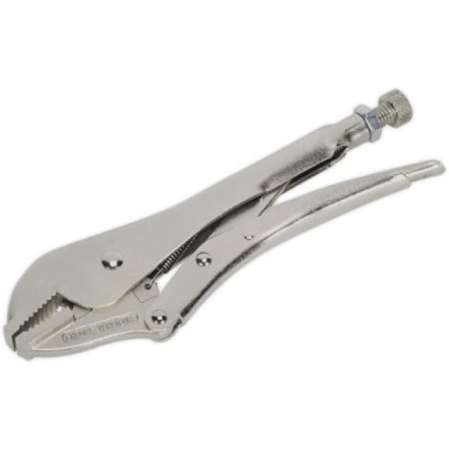 Loops 230mm Locking Pliers - Straight Deeply Serrated 45mm Jaws - Hardened Teeth Multi