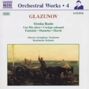 Orchestral Works - Glazunov by Alexander Konstantinovich Glazunov CD Album