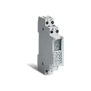 Interruttore Orario Giornaliero 1 Din +/-1H Autom. PERRY ELECTRIC 1IO1070