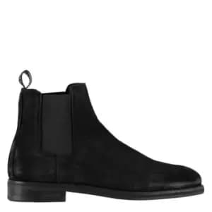 AllSaints Suede Harley Chelsea Boot - Black
