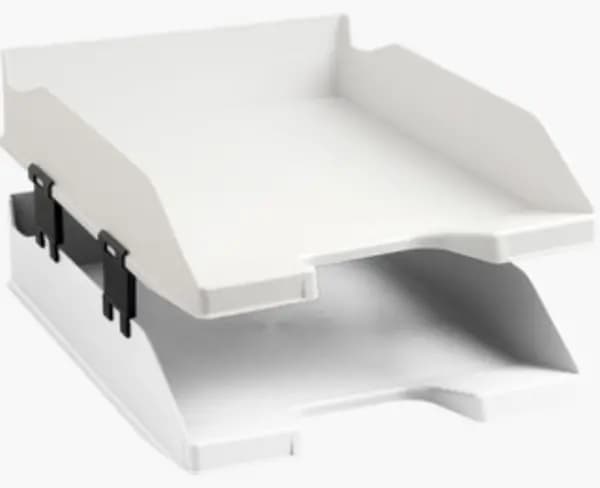 Exacompta Exacompta 12714D desk tray/organizer Polystyrene Black 12714D
