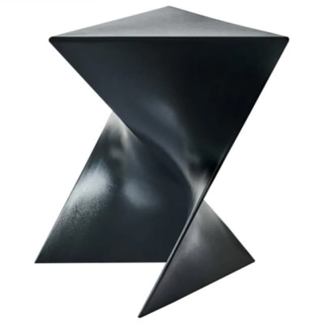 Beliani Side Table Pecos Black