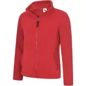 UC608 LADIES FLEECE RED (M)