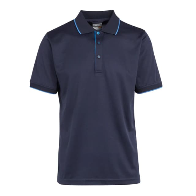 Regatta Professional Mens Short-Sleeved Polo Shirt in Bright Blue Size: Small Bright Blue Male S