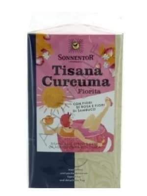 sonnentor tea turmeric flowers