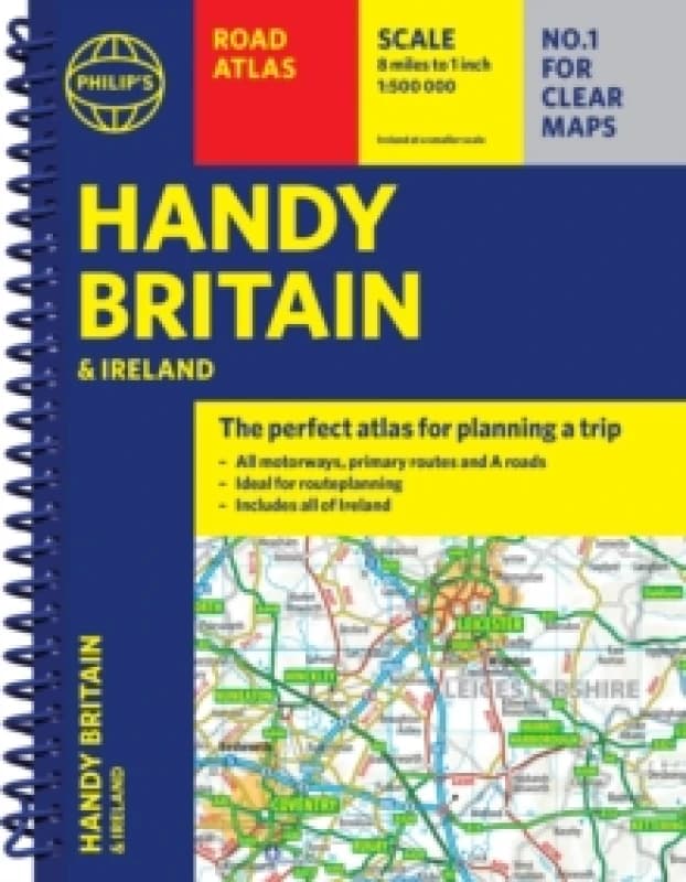 Philip's Handy Atlas Britain : Spiral A5 Spiral bound