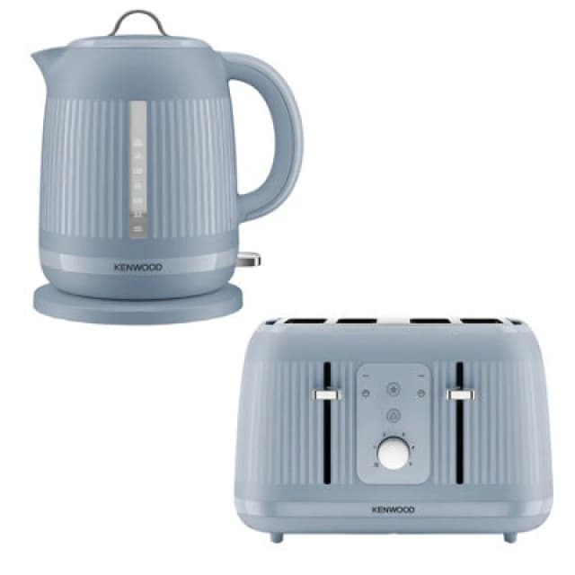 Kenwood Kenwood - Dawn 1.7L Kettle & 4 Slice Toaster Set, Stone Blue KWPK4