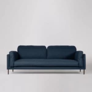 Swoon Munich Smart Wool 3 Seater Sofa - 3 Seater - Indigo