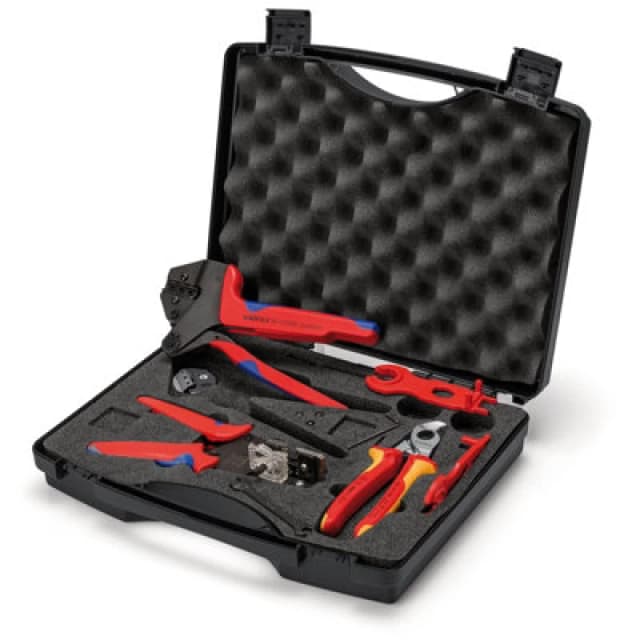 Draper Knipex 97 91 04 V01 Tool Case For Photovoltaics For Solar Cable Connectors Mc4 (Multi-Contact) 13168