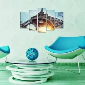 5MX-141 Multicolor Decorative MDF Painting (5 Pieces)