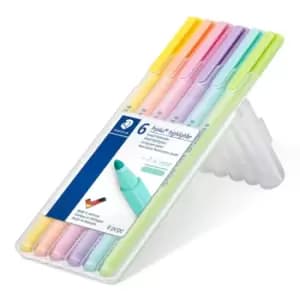 Staedtler 362 C marker 6 pc(s) Bullet tip Lime, Mint, Peach, Pink,...